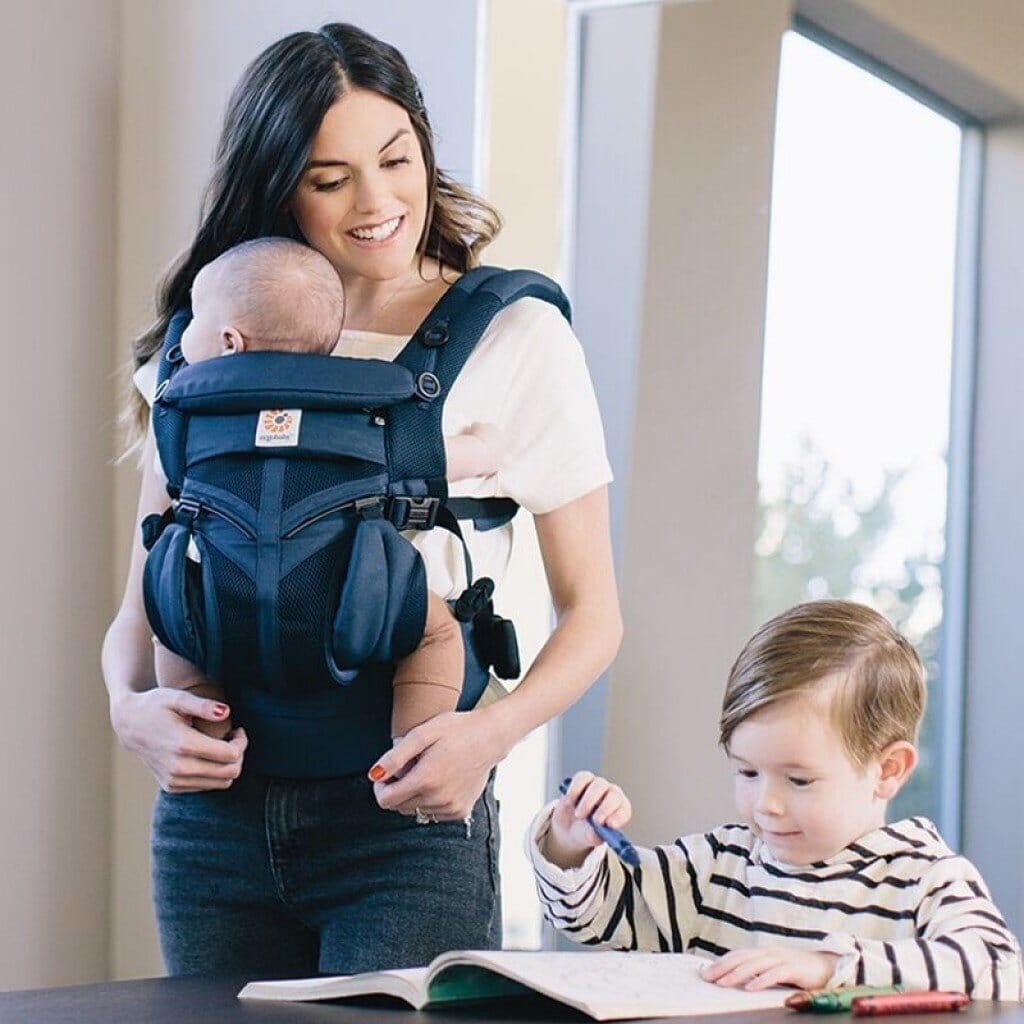 Porte Bébé - BreathBabyBag™ - Bleu Marine - Univers pour Bébé