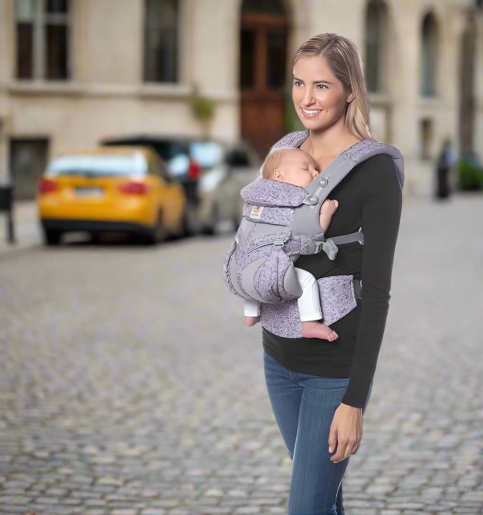 Porte Bébé - BreathBabyBag™ - Mauve Lavande - Univers pour Bébé