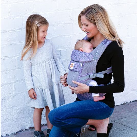 Porte Bébé - BreathBabyBag™ - Mauve Lavande - Univers pour Bébé