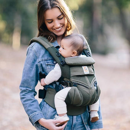 Porte Bébé - BreathBabyBag™ - Vert Olive - Univers pour Bébé